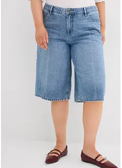 Jeansbermuda Mid Waist, Low Stretch, bonprix