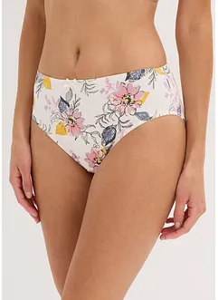 Høy truse med økologisk bomull (4-pack), bonprix