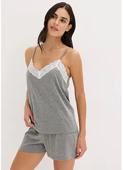 Shorty-pyjamas med fine blonder, bonprix