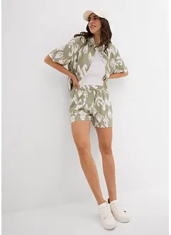 Viskosebluse med folklore trykk, bonprix