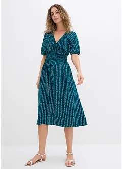 Midikjole i myk viskose, bonprix