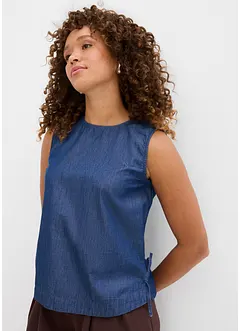 Denimbluse i økologisk bomull, bonprix