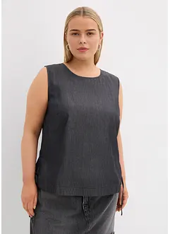 Denimbluse i økologisk bomull, bonprix