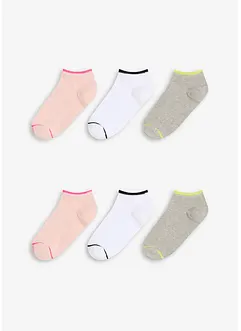 Ankelsokker med økologisk bomull (6-pack), bonprix
