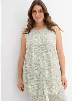 Lang bluse i myk viskose, bonprix