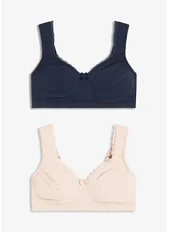 Minimizer-BH uten bøyle med økologisk bomull (2-pack), bonprix