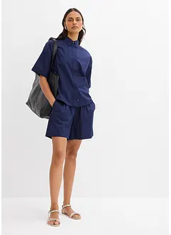 Pull on-shorts i 100% bomull, bonprix