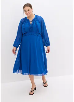 Tunikakjole med volanger, bonprix