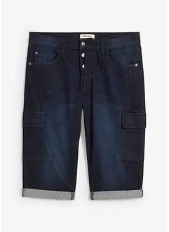 Cargo-bermudashorts i denim med stretch, Loose Fit, bonprix