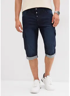 Cargo-bermudashorts i denim med stretch, Loose Fit, bonprix