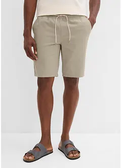 Pull on-bermudashorts i 100% bomull, Regular Fit, bonprix