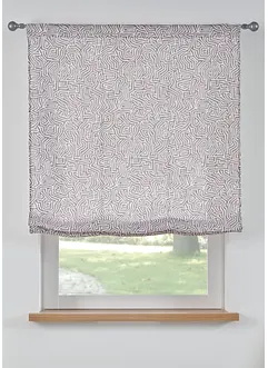 Foldegardin med grafisk trykk, bonprix