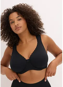 Minimizer T-skjorte-BH med spiler og økologisk bomull (2-pack), bonprix