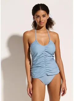 Halterneck-tankini med rynking (2-delt sett), bonprix