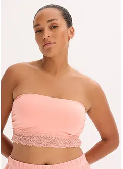 Bandeau-BH med økologisk bomull (2-pack), bonprix