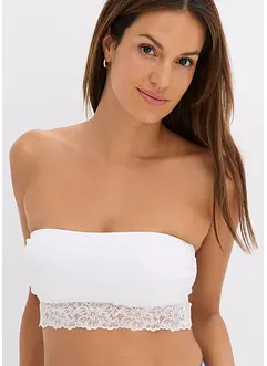 Bandeau-BH med økologisk bomull (2-pack), bonprix