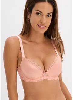 Push up-BH i glinsende materiale, bonprix