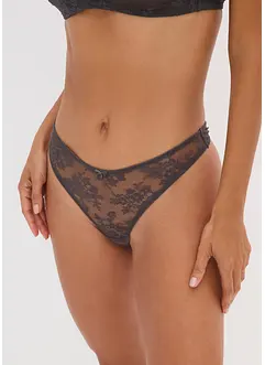 Stringtruse med blonder, bonprix
