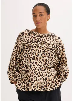 Bluse i fin viskosemiks, bonprix