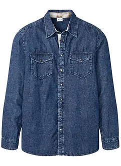 Denimskjorte i 100% bomull, bonprix