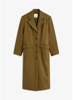 Kåpe i ull-look og maxi-lengde, bonprix