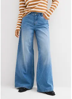 Wide Leg-jeans Mid Waist, bonprix