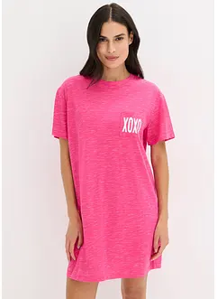 Oversized nattskjorte av flammegarn, bonprix