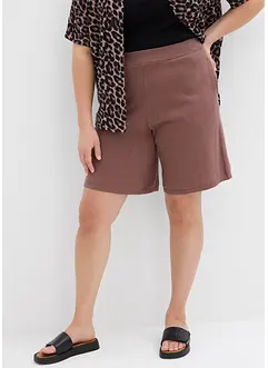 Slip on-shorts i finstrikk, bonprix