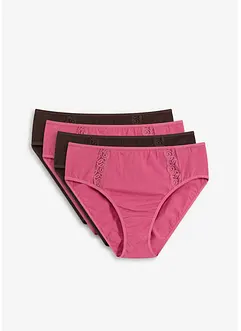 Maxitruse (4-pack) med økologisk bomull, bonprix