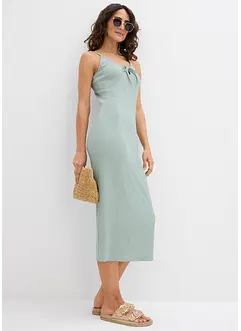 Midikjole i lett krepp, bonprix