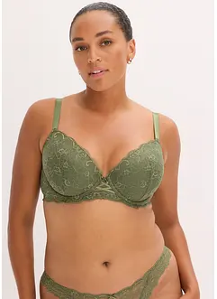 Padded-BH med delikat blonde, bonprix