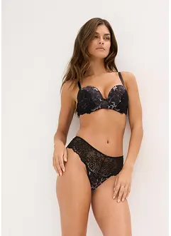 Stringtruse i nydelig blondemateriale, bonprix