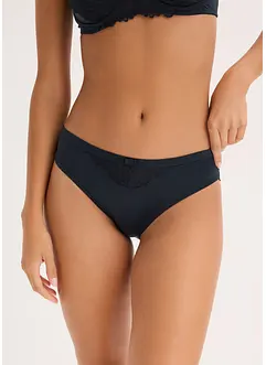 Truse i materiale med glans, bonprix