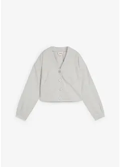 Sweatjakke av lett viskosemiks med glans, bonprix