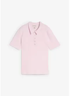 Ribbet poloskjorte, bonprix