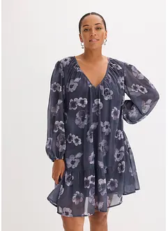 Kort chiffonkjole, bonprix