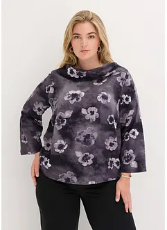 Bluse av strukturert krepp, bonprix