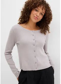 Kort finstrikket jakke, bonprix