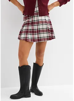 Bukseskjørt med rutemønster, bonprix