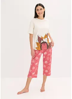 Capri-pyjamas i 100% økologisk bomull, bonprix