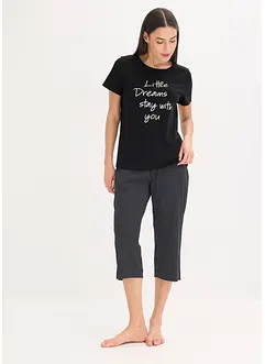 Capri-pyjamas i 100% økologisk bomull, bonprix