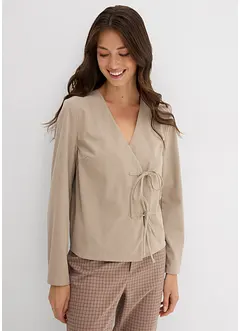 Blusetopp i fin kordfløyel, bonprix