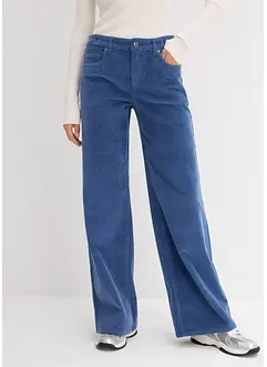 Cordbukse av elastisk bomullsmiks, bonprix