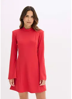 Minikjole i A-modell med trompetermer, bonprix