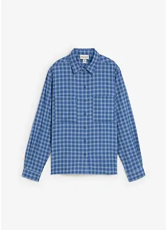 Skjorte i 100% bomull med rutemønster, bonprix
