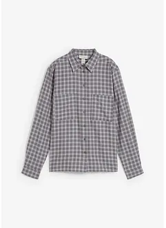 Skjorte i 100% bomull med rutemønster, bonprix