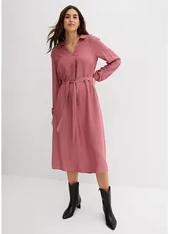 Midikjole i lett viskose, bonprix