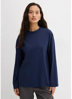 Lang topp i lett materiale, bonprix