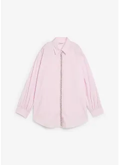 Bluse med strassapplikasjon, bonprix