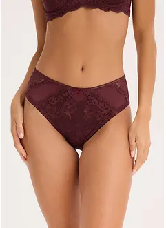 Truse med høy midje og nydelige blonder, bonprix